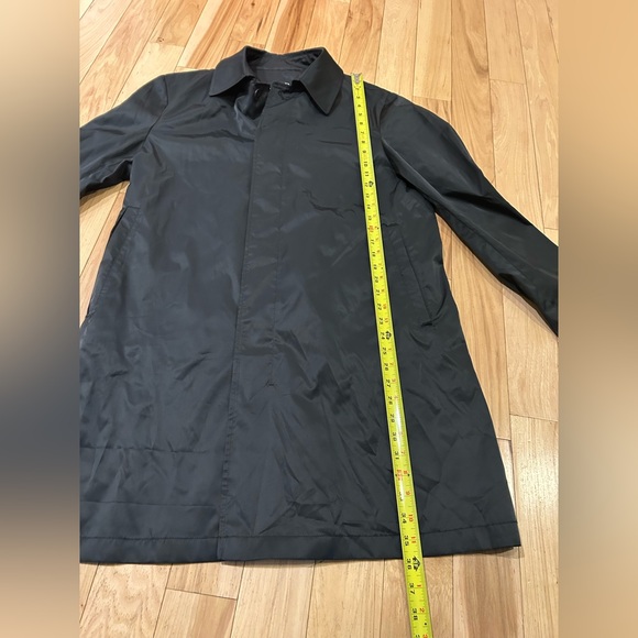 Lauren Ralph Lauren Black Packable Long Raincoat Trench Coat - Womens Size Small - Picture 6 of 8